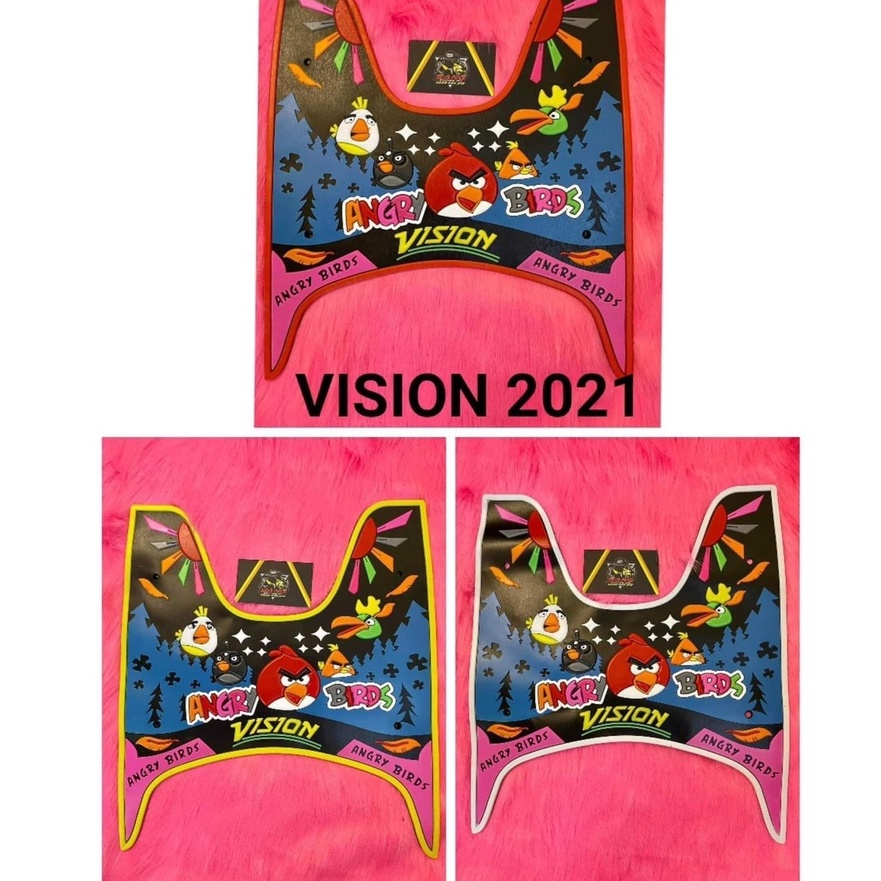 Thảm Hoạt Hình Để Chân , lót sàn xe VISION đời 2021 HÌNH HÌNH THÚ