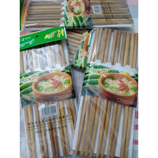 Vỉ 10 đôi đũa tre sạch hàng chất lượng cao