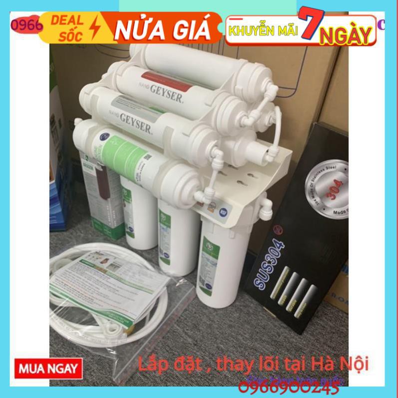 Máy Lọc Nước Nano Geyser Không Dùng Điện Không Nước Thải 9 cấp Có Lõi 9 ALKALINE HYDROGEN👉 Máy NaNo Geyser KT9