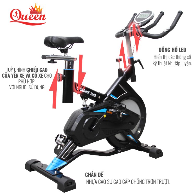 Xe đạp thể dục SPINBIKE-3000 - Xe đạp tập trong nhà - máy tập đạp xe