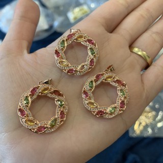 Mặt dây chuyền đá màu cao cấp