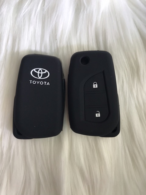 Bao silicone chìa khoá remote mẫu gập Toyota  2 Nút