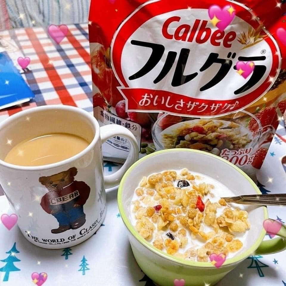 Bánh ngũ cốc sấy khô Calbee Nhật Bản Chính Hãng Mẫu Mới 2023
