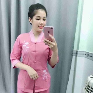 Bộ lam đi chùa, bộ phật tử cao cấp