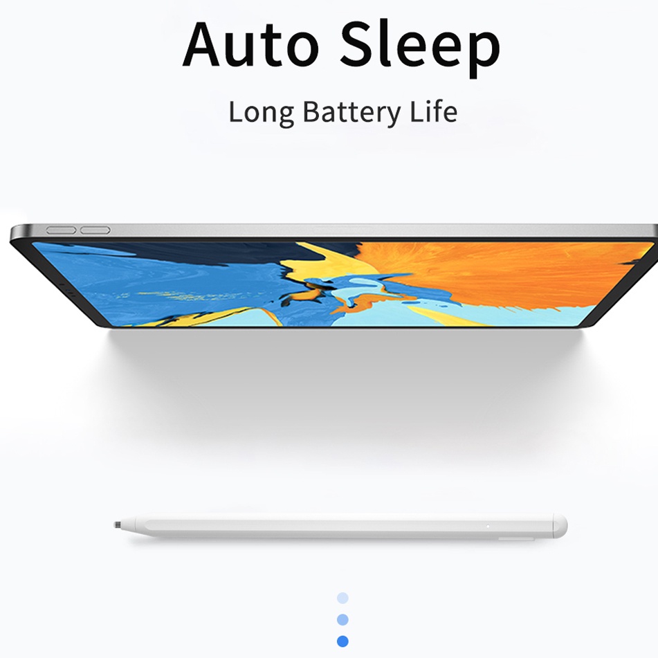Bút Touch stylus thông thái đầu bút siêu mịn mượt hiệu WIWU Pen Max cho i/ Pad / Smartphone / Tablet chính hãng bảo hành
