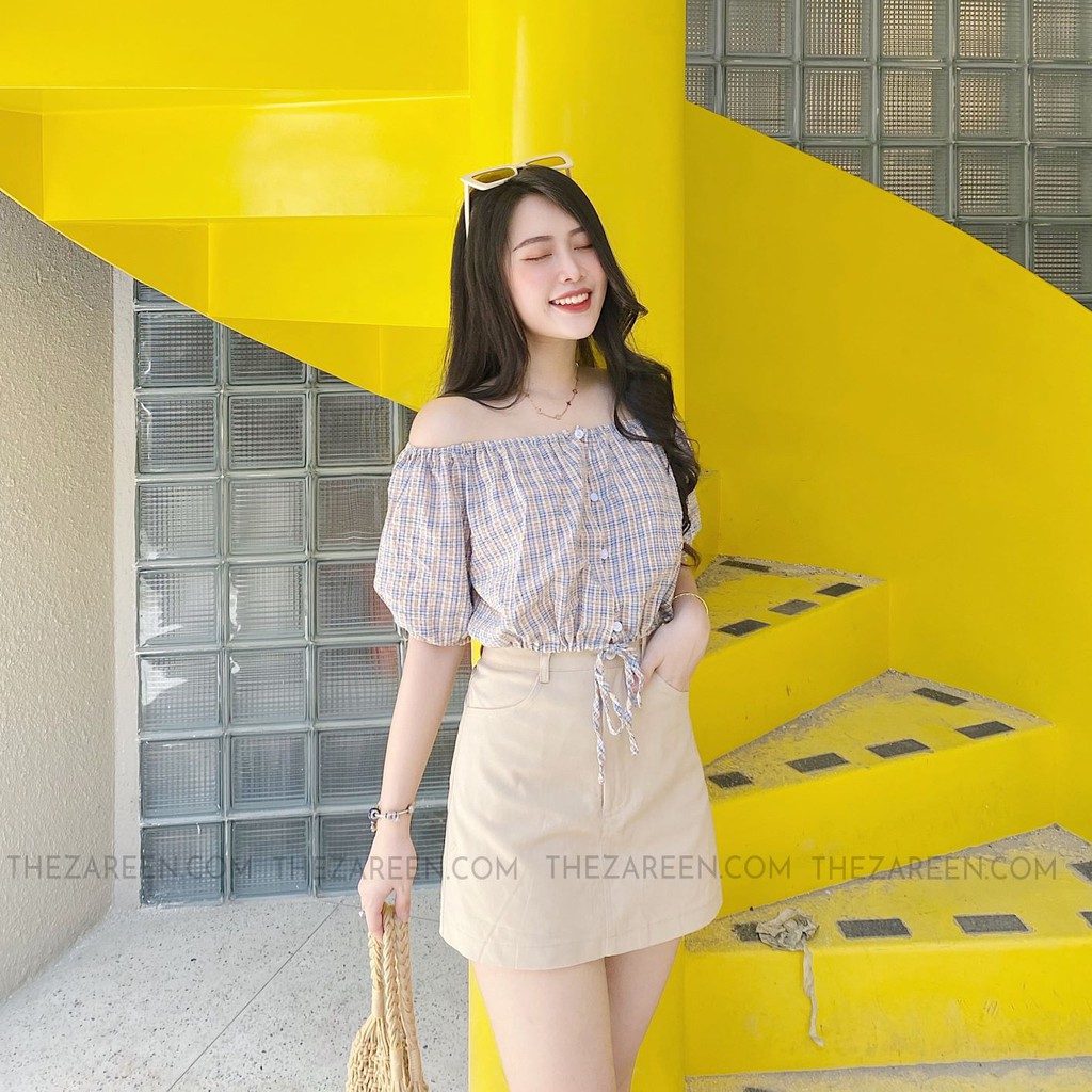 [Mã SKAMCLU7 giảm 10% tối đa 50K đơn 0Đ] CHÂN VÁY CHỮ A BASIC ZAREEN VAA29 NÂU | BigBuy360 - bigbuy360.vn