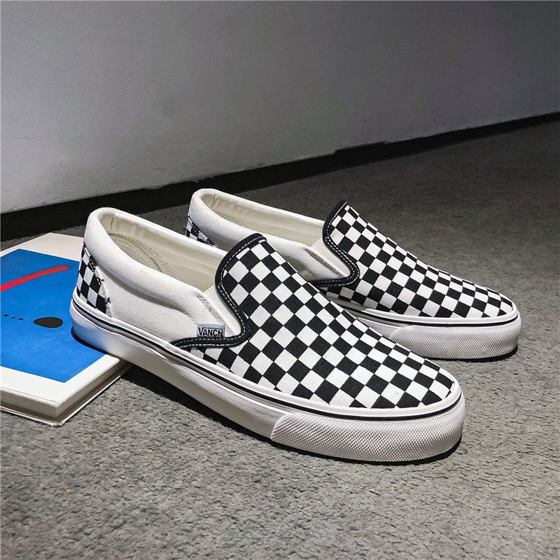 Giày thể thao  lười caro,  vaul old skool lười cao cấp full box nam nữ, van thờ trang, vietmax86