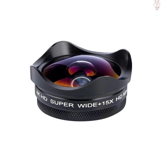 Ống kính Ol 4k Ultra Hd góc rộng 0.45x macro 15x có kẹp thông dụng cho điện thoại thông minh
