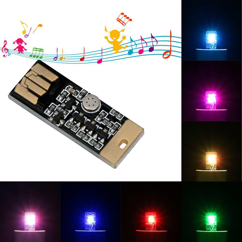 1 Đèn Led Usb Trang Trí Xe Hơi