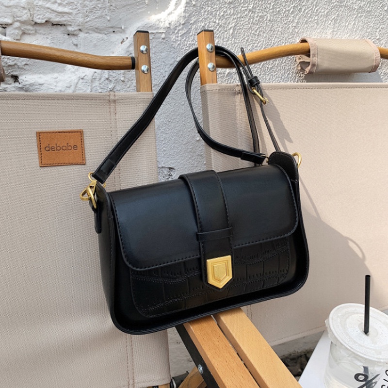 IELGY Túi Đeo Vai Thời Trang Hàn Quốc Họa Tiết Đá Dễ Phối Đồ Cho Nữ