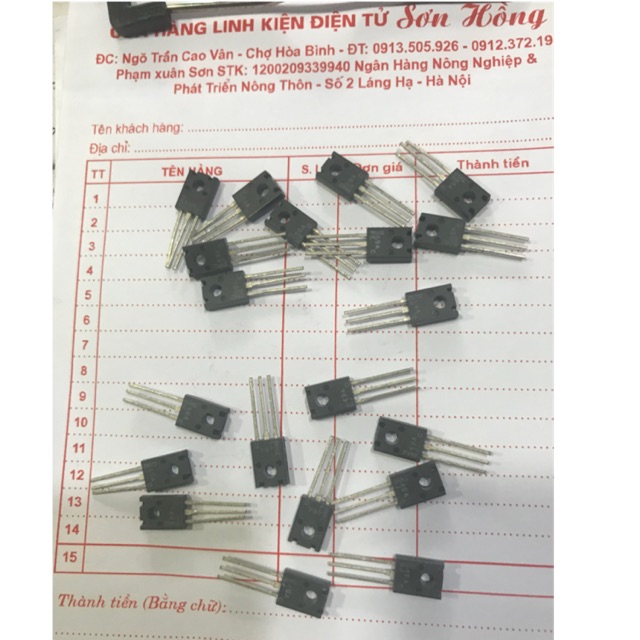 10 Đôi sò Transistor công suất B649 và D669