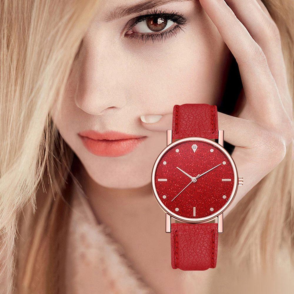 ME Đồng Hồ Quartz Dây Da Thiết Kế Đơn Giản
