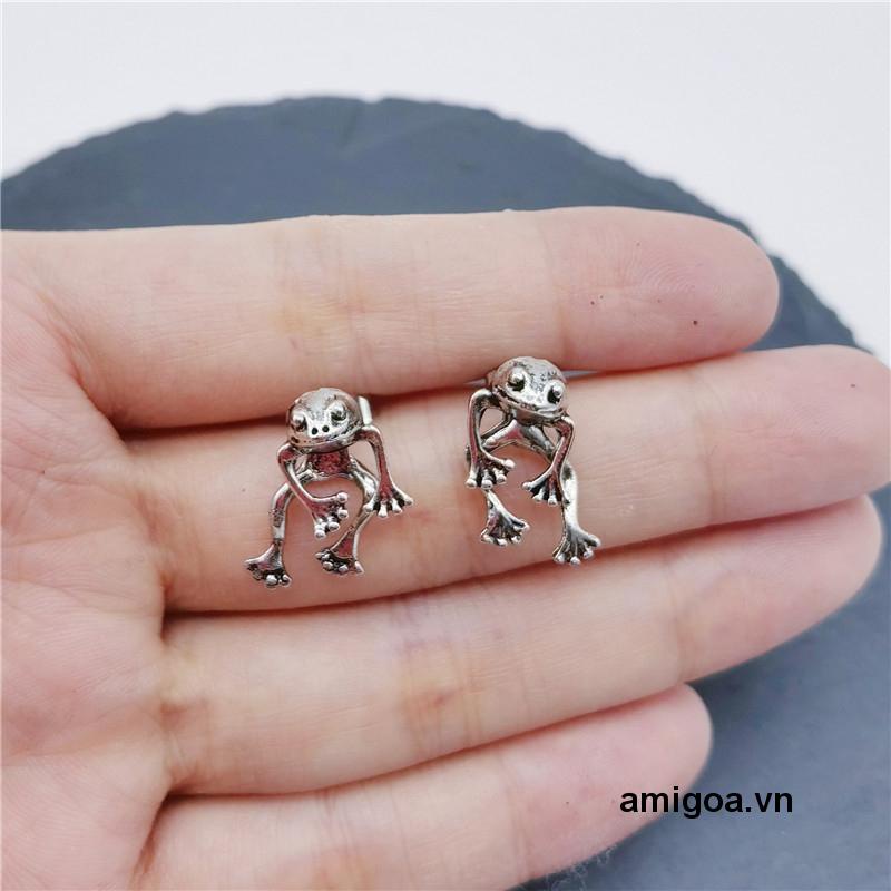 ✨✨Khuyên Tai Nữ Trang Tạo Hình Con Ếch Độc Đáo