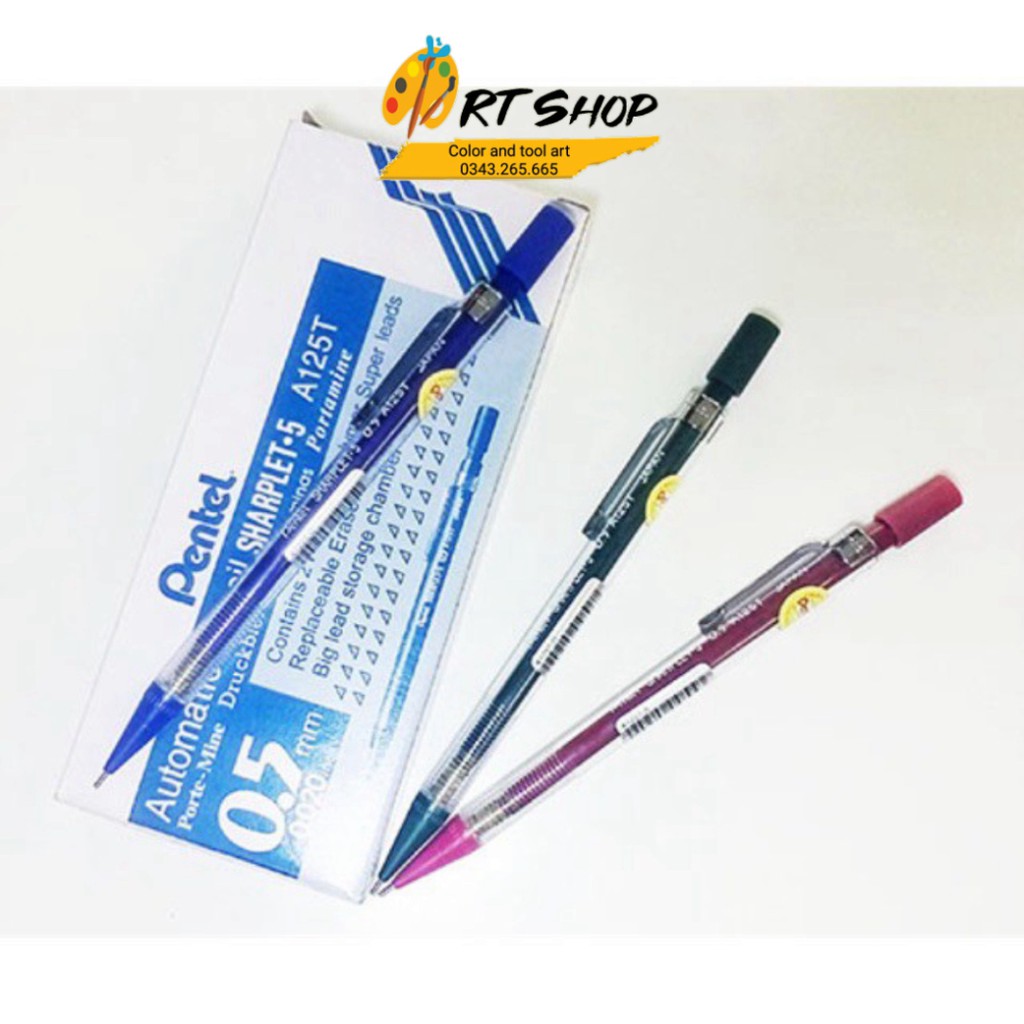 Bút chì bấm chính hãng Pentel  A125T - Art Shop