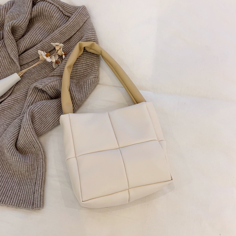 Túi Xách Tay Hình Vuông Cỡ Nhỏ Màu Trơn Thời Trang Thu Đông