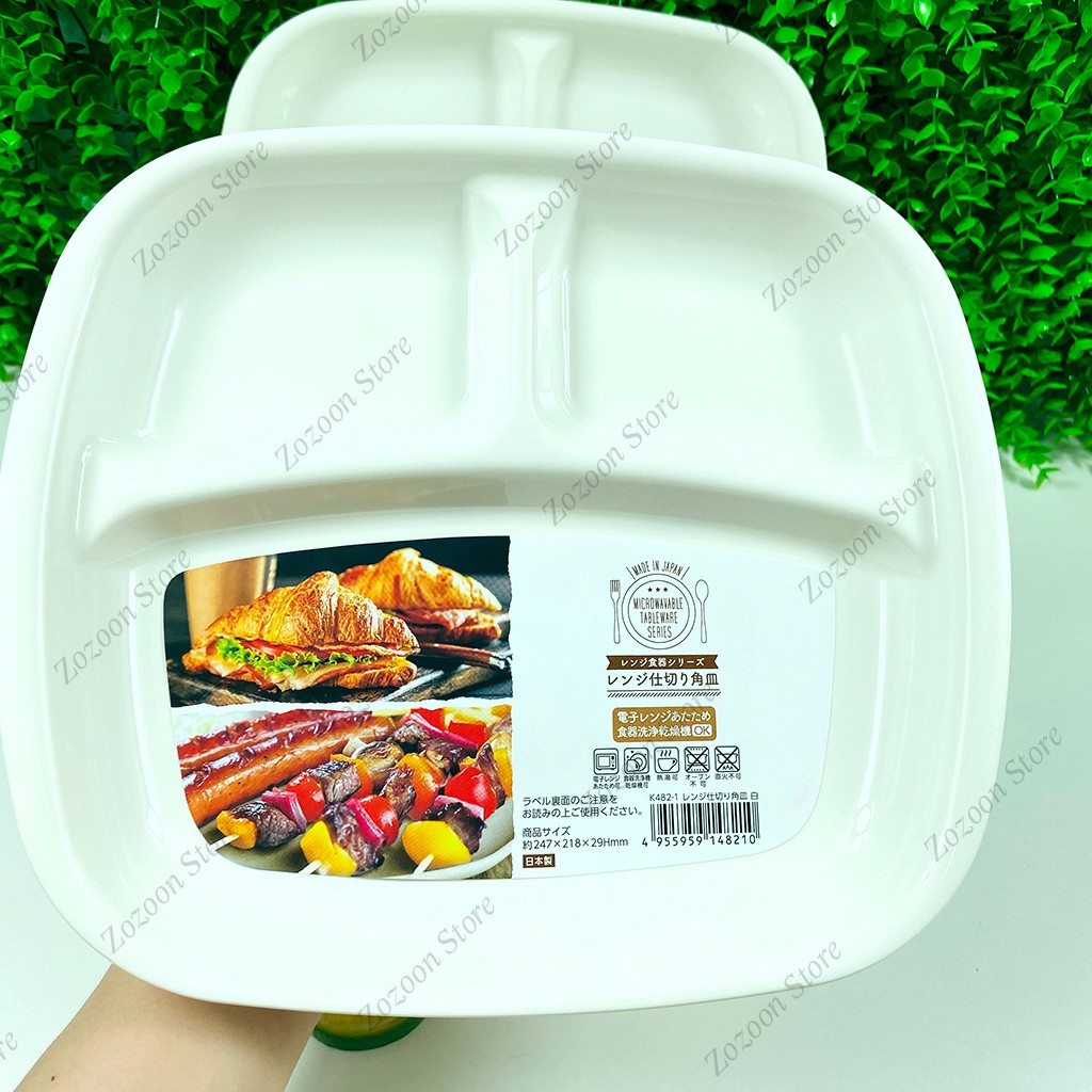 Khay ăn dặm cho bé 3 ngăn Inomata Nhật Bản - Zozoon Store