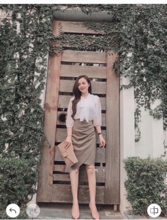 Chân váy xẻ dành cho nữ ( 2 màu )