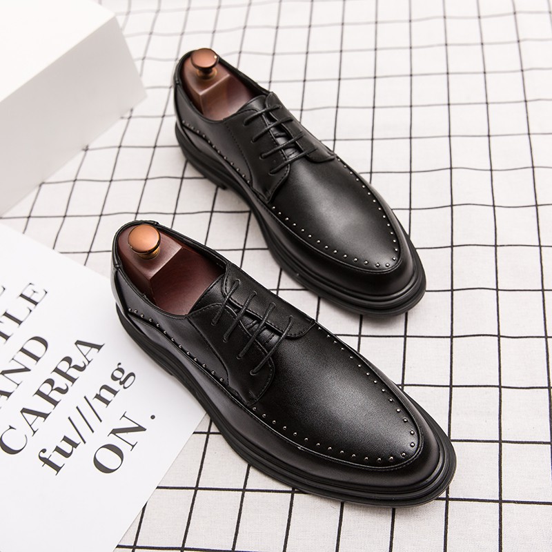 Men's Leather Shoes Vintage Fashion