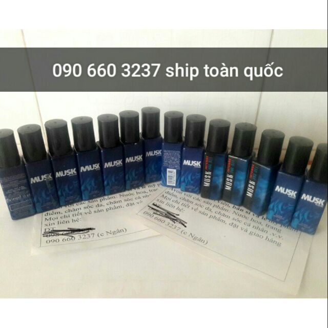 Nước hoa mini AVON Musk intense / Marine dạng chấm