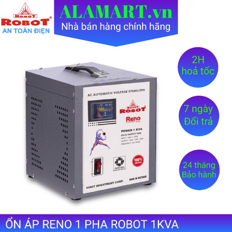 ỔN ÁP 1 PHA RENO ROBOT 1KVA
