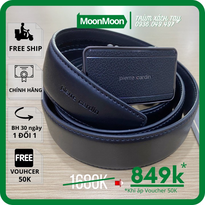 ⚜️SIÊU SALE⚜️ Thắt Lưng Da Nam PIERRE CARDIN Chính Hãng Mua Tại Store Malaysia PC19
