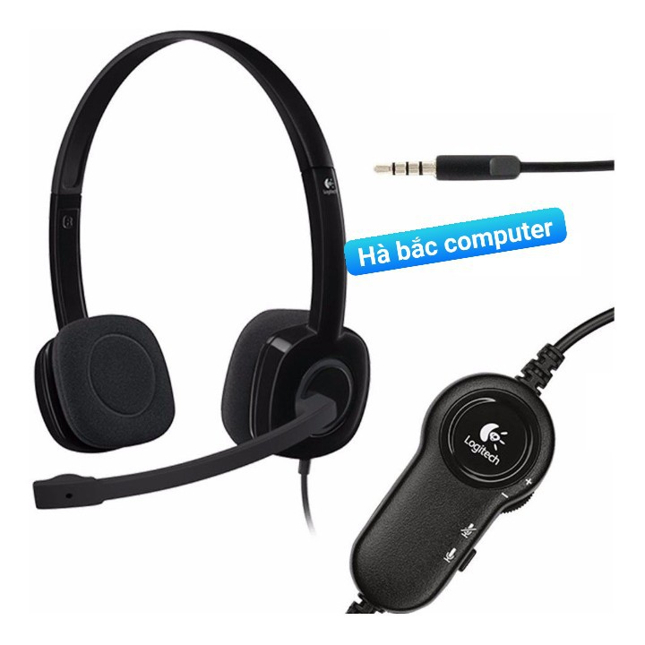 Tai Nghe Có Mic Logitech H151 - Headphone Học Online - Chính Hãng LOGITECH