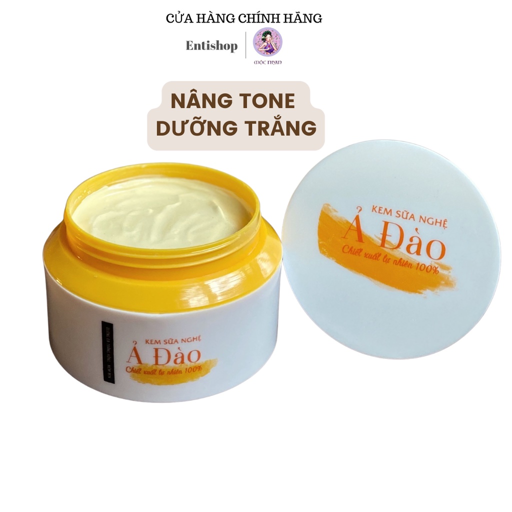 Kem sữa nghệ Ả Đào dưỡng trắng da body nâng tone Mộc Nhan 150gr