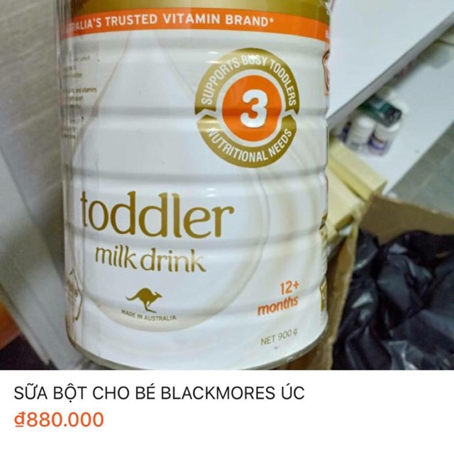 Sữa Blackmores số 1-2-3 ÚC
