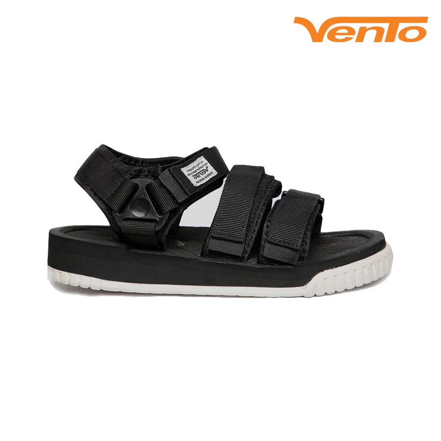 Giày Sandal Vento Unisex 3 Quai SD9801 Đen