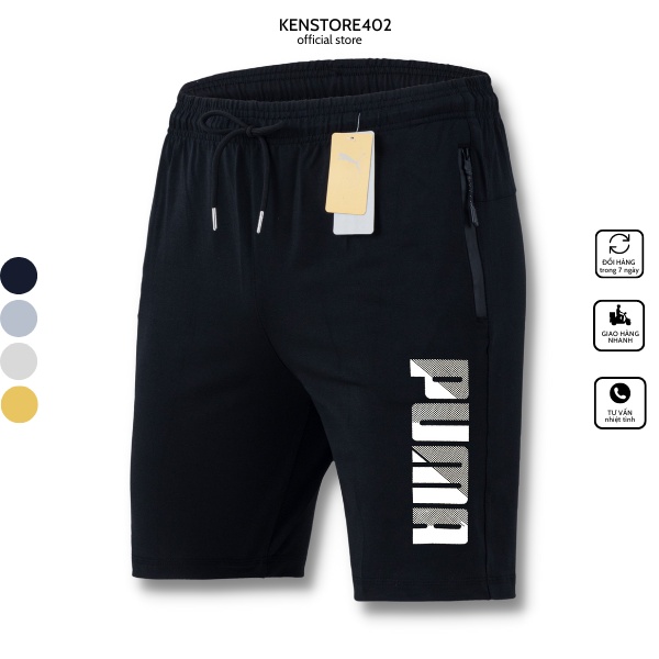 Quần đùi thể thao nam, quần short nam chất liệu thun co giãn mềm mịn vận động thoải mái Q135