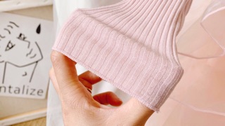 Váy len phối voan xoè tầng