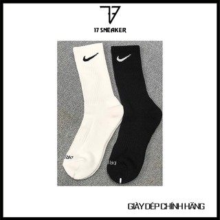 Tất Nike Dry Fit cao cổ 2 màu đen trắng