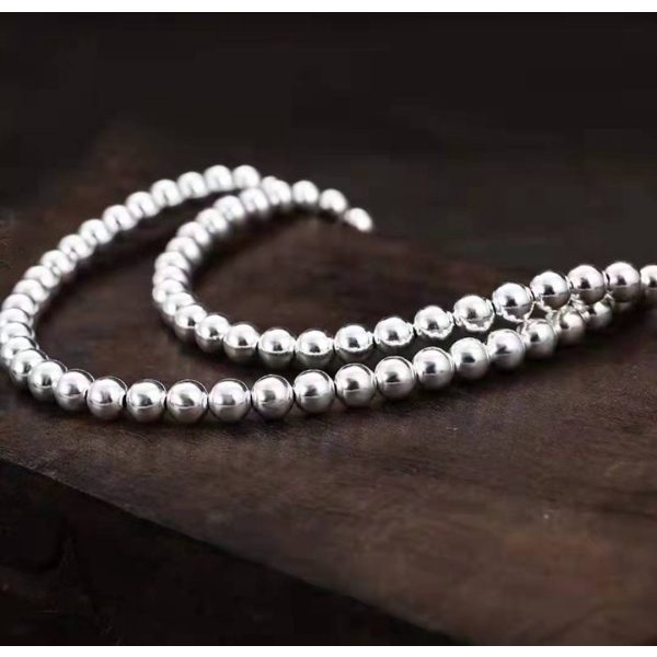 [PBMC] Chuỗi 108 hạt bạc 6 - 10 ly
