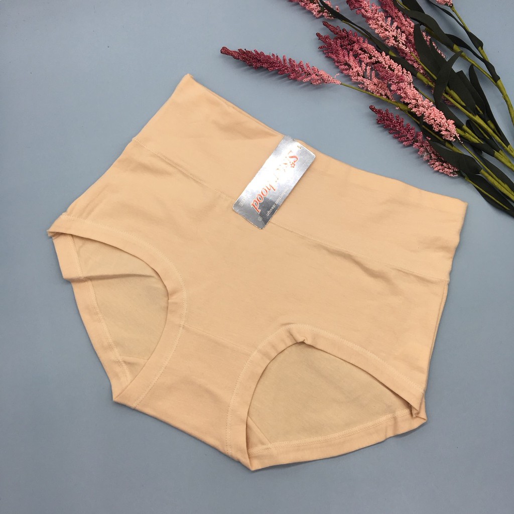 Quần lót nữ cotton cạp cao , 85cm đến 90cm quần cạp cao cho người béo bụng 3154 không gian eva KGE | BigBuy360 - bigbuy360.vn