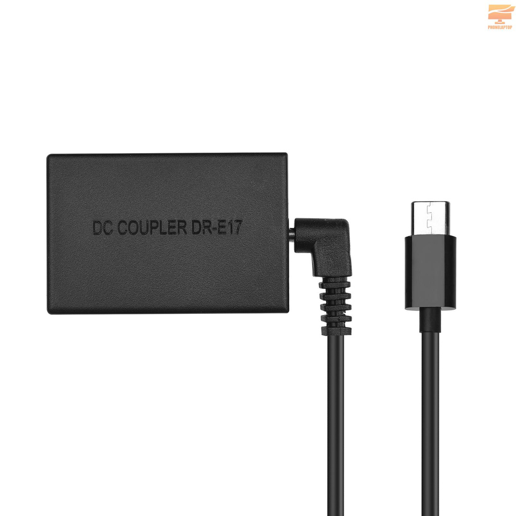 Dây Cáp Chuyển Đổi Nguồn Pin Andoer Dc Sang Usb-C Type-C Ac Cho Máy Ảnh Canon Eos Rebel T6I T6S T7I Sl3 750d 760d 800d 77 Xd8000