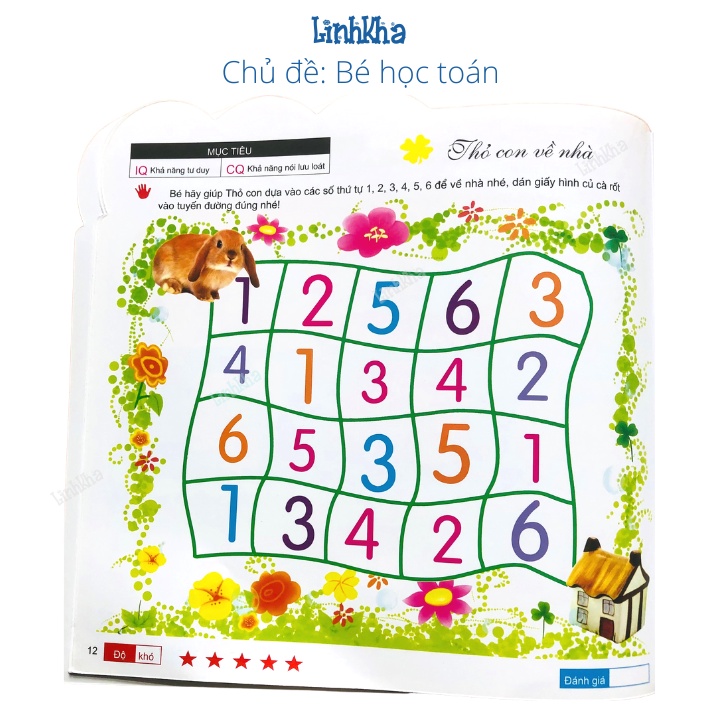 Sách - 200 Miếng Bóc Dán Thông Minh Cho Bé 2- 6 Tuổi - Lẻ Từng Cuốn