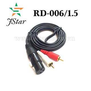 Dây tín hiệu Canon ra 2 AV/Hoa sen
