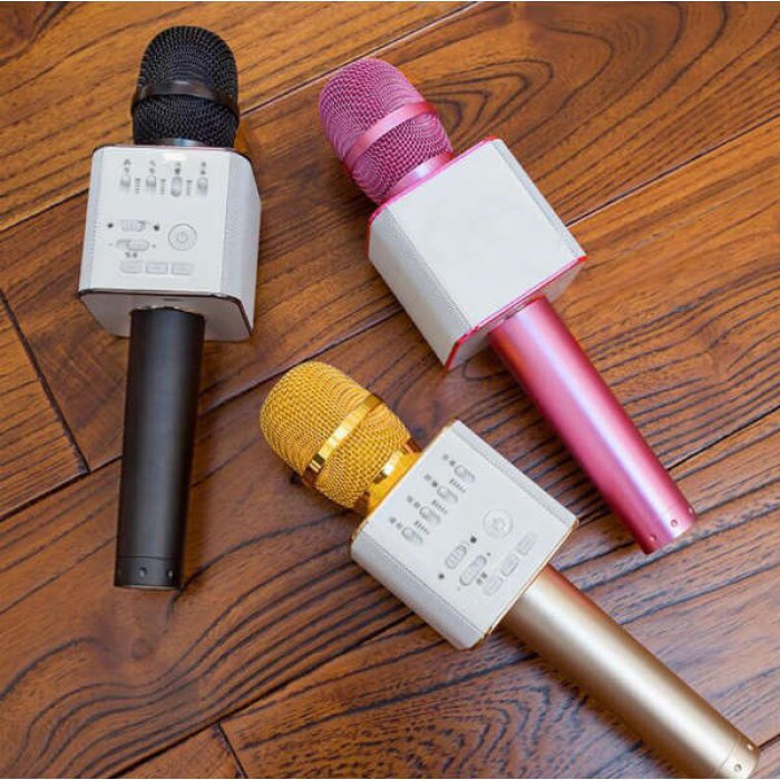 XẢ KHO - BÁN VỐN Mic karaoke q9 màu kèm loa - Loại 1 KJGHFUROT9578