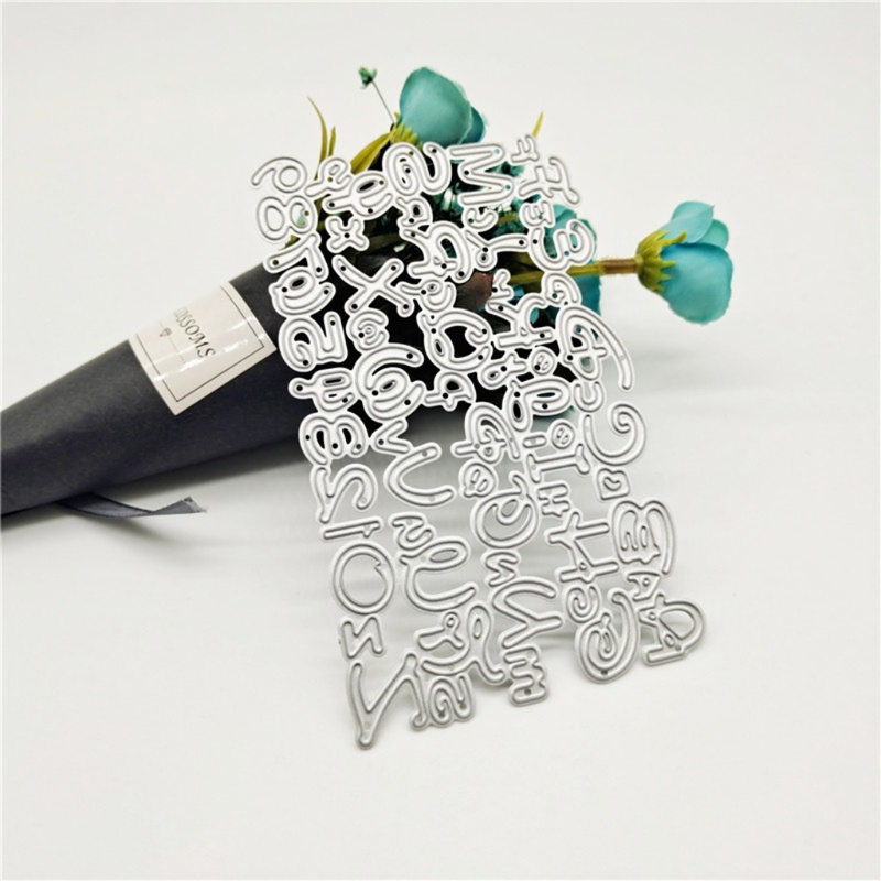 Khuôn Cắt Giấy Kim Loại Hình Chữ Cái Và Số Độc Đáo