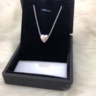 Dây chuyền mặt tim trơn LINH MIU SILVER