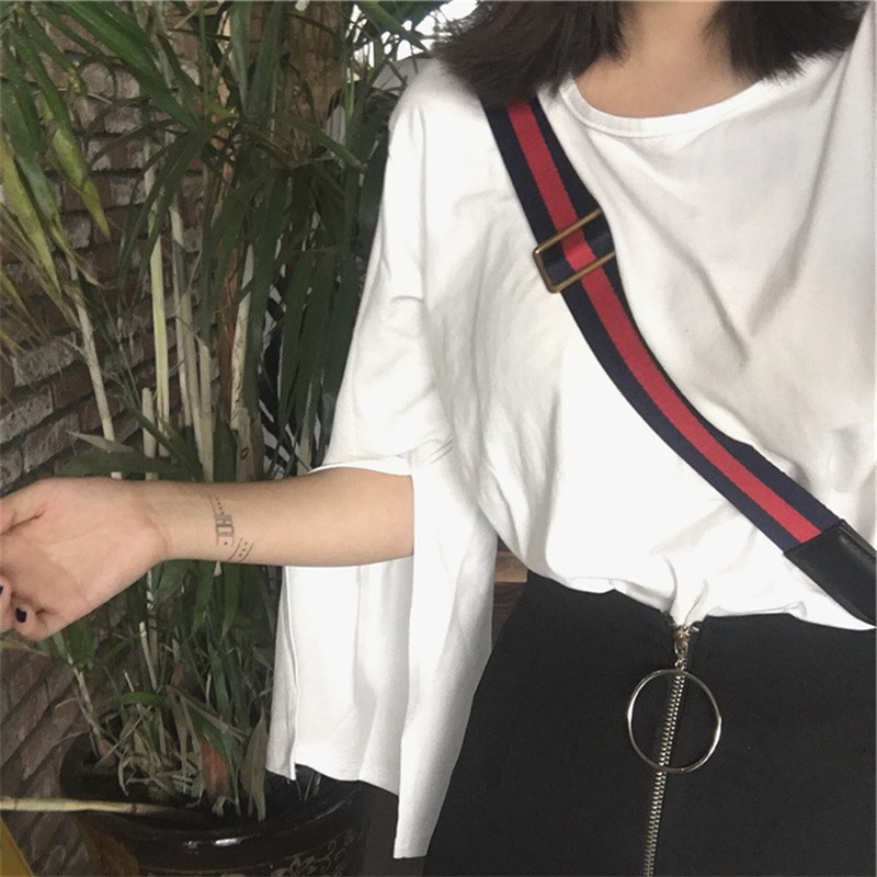 Áo Thun Nữ Cổ Tròn Dài Tay Kiểu Hàn Quốc