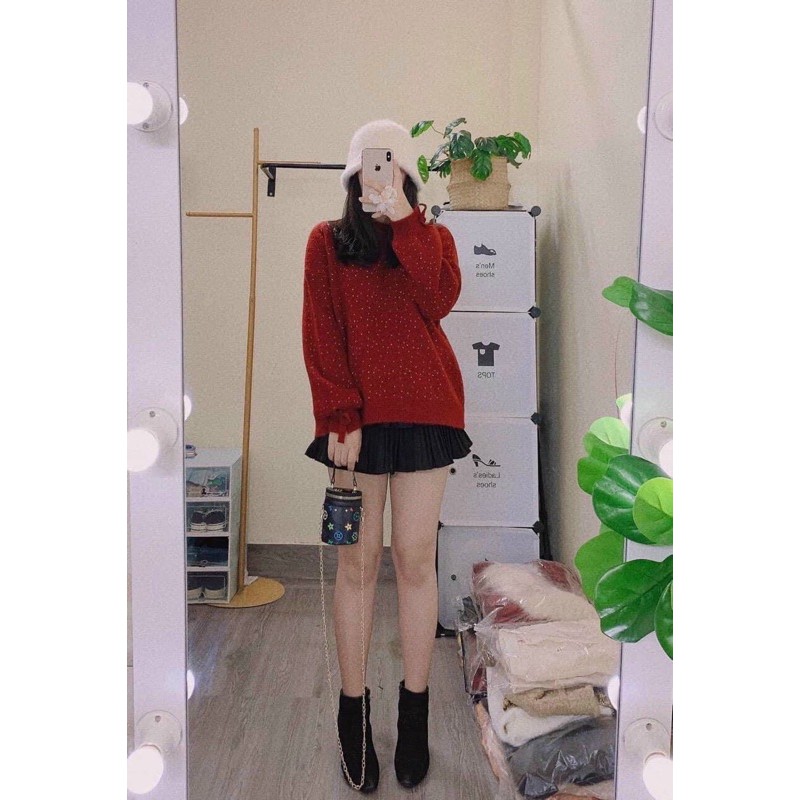 [SẴN2021] ÁO LEN TIÊU TAY ĐÍNH NƠ HOT HIT CHUẨN-XỊN-LOẠI1 | BigBuy360 - bigbuy360.vn