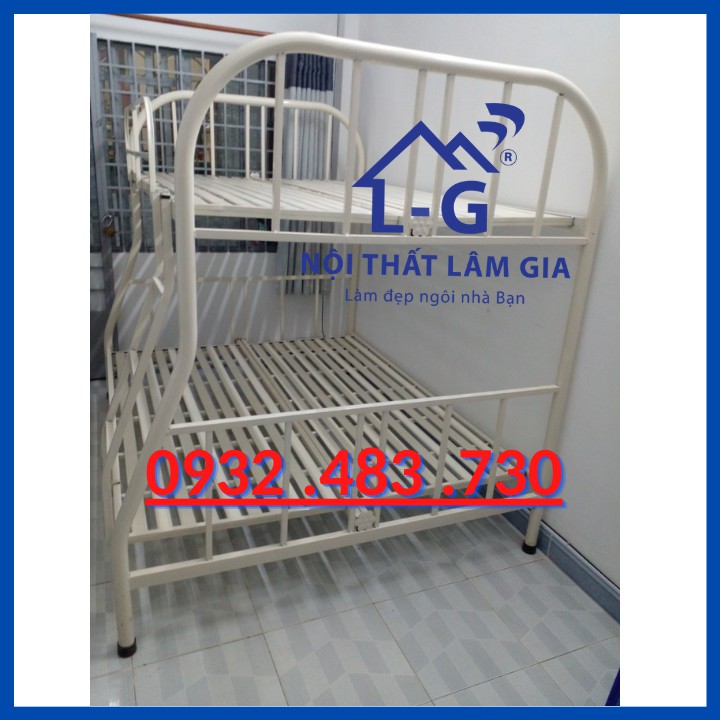 Giường sắt 2 tầng cao cấp giá rẻ Ngang 1m4/1m6 - Giao hàng nhanh miễn phí