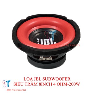 Loa Bass JBL SUBWOOFER Siêu Trầm 20.3cm (8 inch) 4 Ohm Công Suất 200W