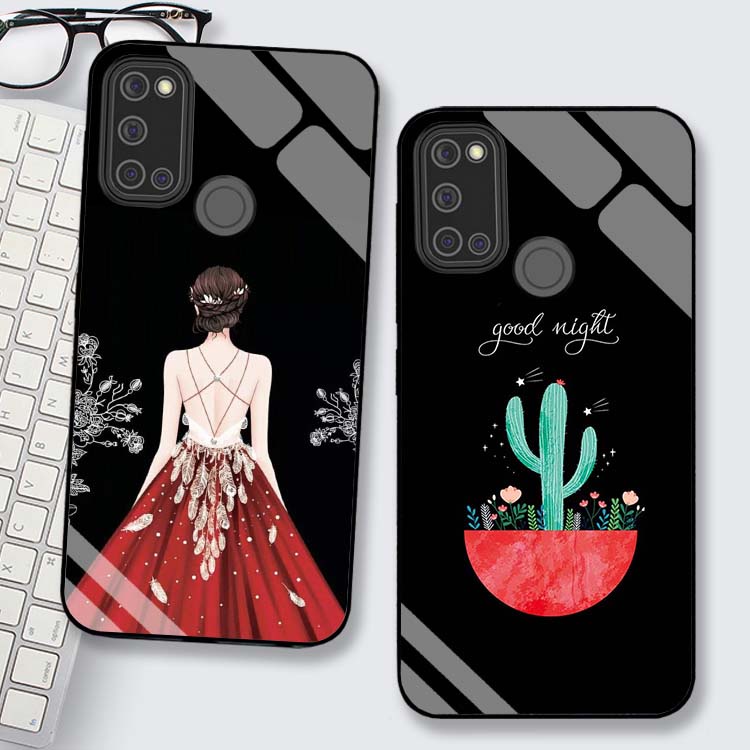Ốp Lưng Realme 7i, C17 Mặt kính cường lực Cao Cấp, Sang Trọng thiết kế Độc Quyền