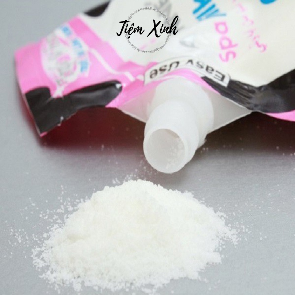 Muối tắm sữa bò A Bonné Spa Milk Salt 350g Thái Lan Muối tẩy tế bào chết tinh chất Yougrt và Sữa Bò giúp trắng da