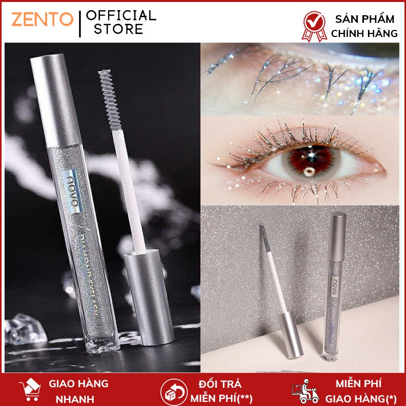Mascara chuốt mi nhũ kim tuyến Novo hot trend cho đôi mắt long lanh thu hút ZENTO