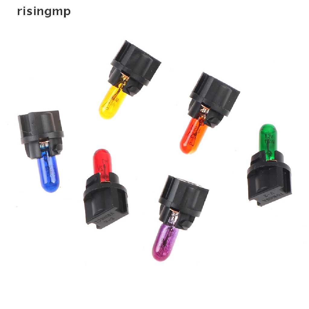 Set 10 Bóng Đèn Led T5 T6.5 W1.2W Chuyên Dụng Cho Bảng Điều Khiển Xe Hơi ♨Trên đó
