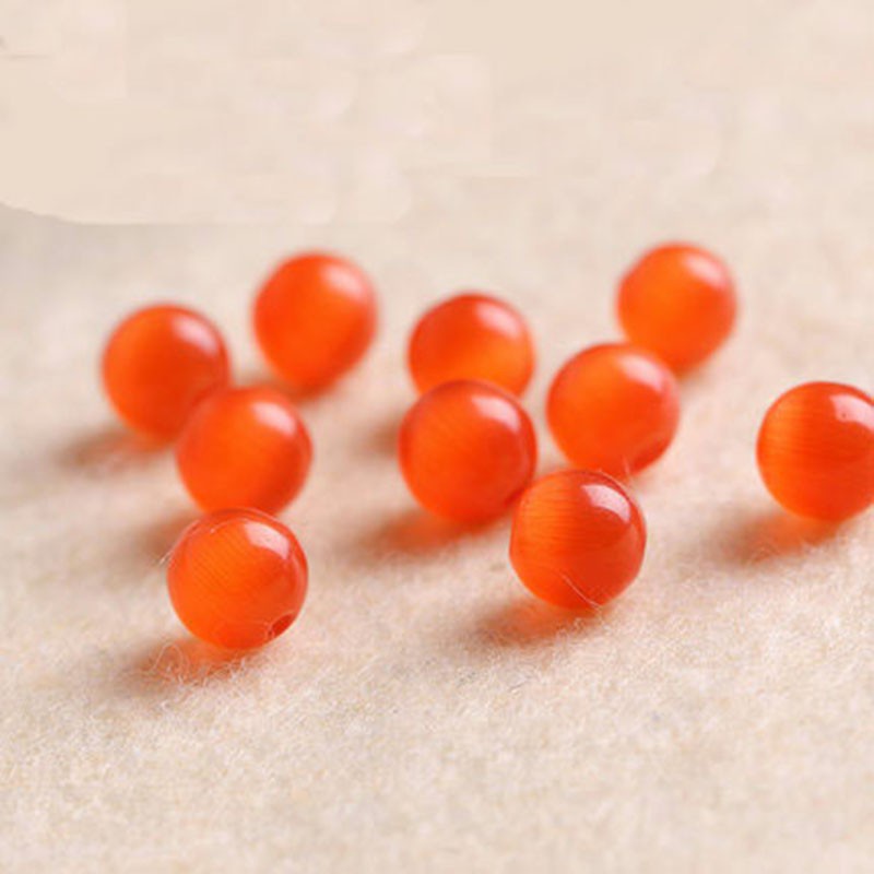 Đá Mắt Mèo 4A Tự Nhiên Màu Cam