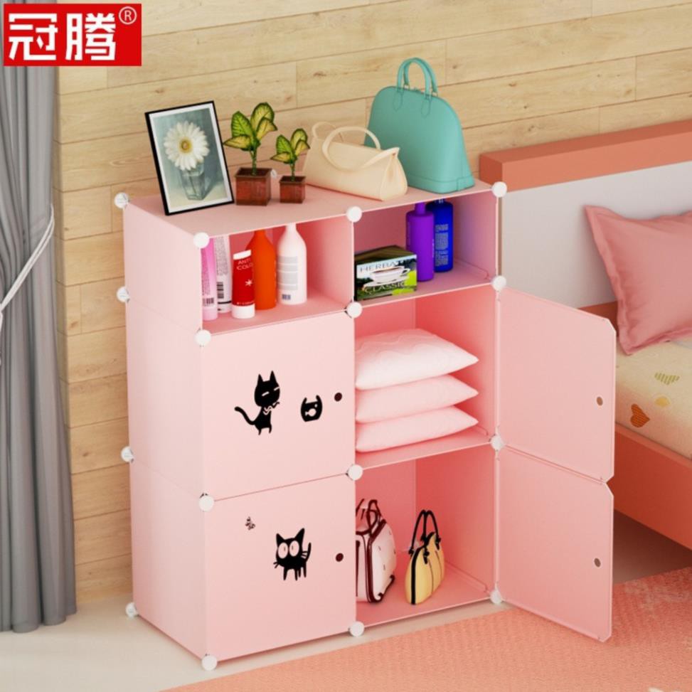 TỦ GHÉP 6 NGĂN TẶNG MÓC TREO HÔNG TỦ